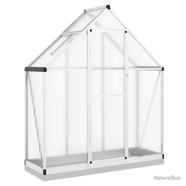 Serre tente abri plante fleur lgumes avec cadre de base argent 169 x 58 x 202 cm aluminium Argent