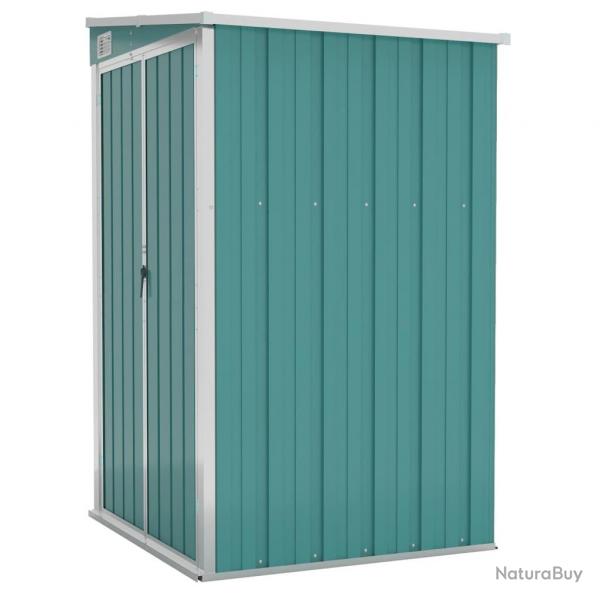 Remise de jardin murale 118 x 100 x 178 cm acier galvanis vert 02_0044058
