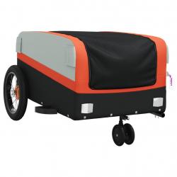 Remorque chariot transport de vélo 30 kg fer Orange 02_0044155