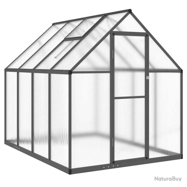 Serre tente abri plante fleur lgumes avec cadre de base 224 x 169 x 195 cm aluminium anthracite 02