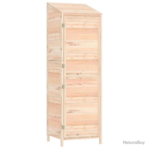 Remise de jardin 55 x 52 x 174,5 cm bois de sapin solide marron 02_0044051