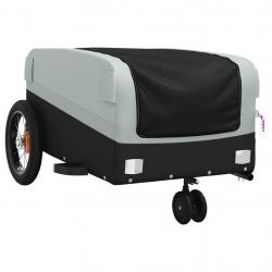Remorque chariot transport de vélo 30 kg fer gris 02_0044093
