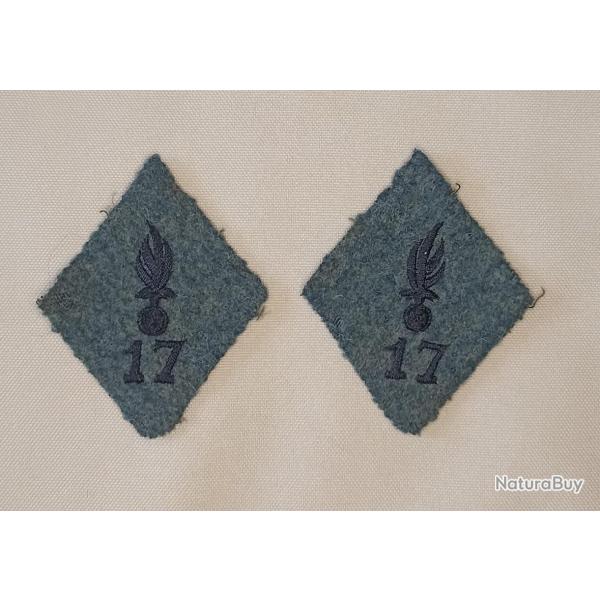 Pattes de col France 40 Personnel de dpt en Mtropole 39/45