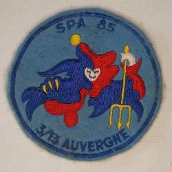 Insigne patch SPA 85 AUVERGNE 3/13 années 80