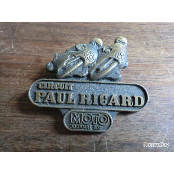 insigne broche mtal  circuit paul ricard
