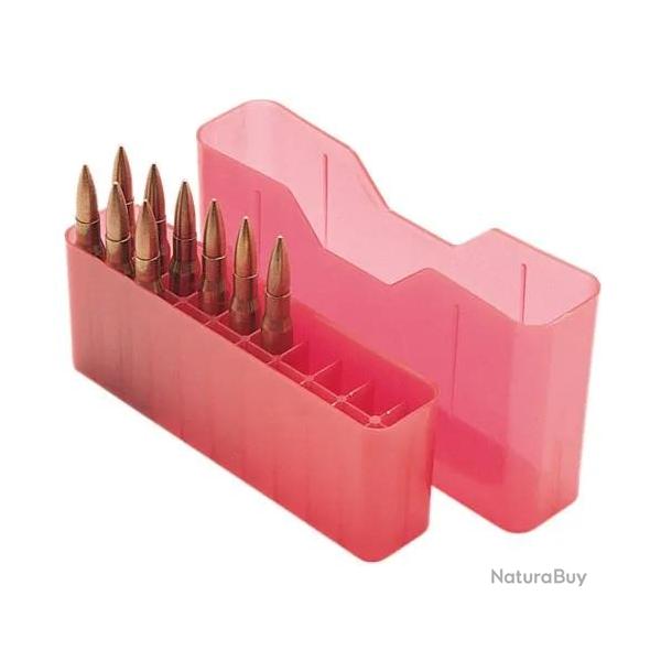 Bote De Rangement Pour 20 Balles De Chasse Calibre 30-06, 243Win, 270Win, 308Win-vert transparent