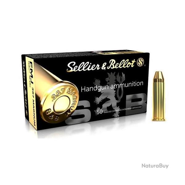 Munition Sellier & Bellot 357 Mag FMJ x50