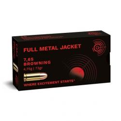 Munitions GECO 7.65 Browning (.32 ACP) FMJ 73gr x50