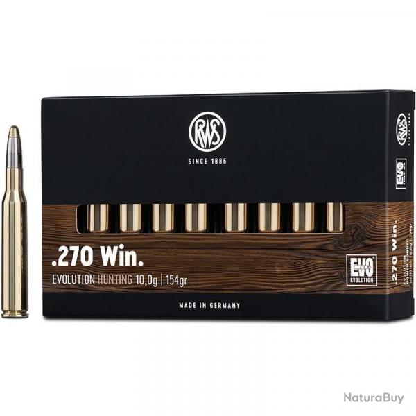 Munitions RWS 270 Win Evolution 154gr x20