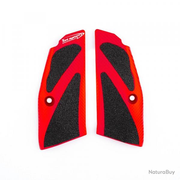 Plaquettes TONI SYSTEM X3D Short Rouge CZ Shadow I/II/TS/75B