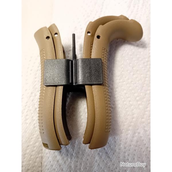 jeu de 4 dosserets pour Glock 17 gen 5 43T4E coyote French army