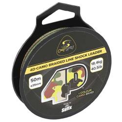 Tête De Ligne Carp Spirit 4D Shock Leader 50M 40.5Lbs