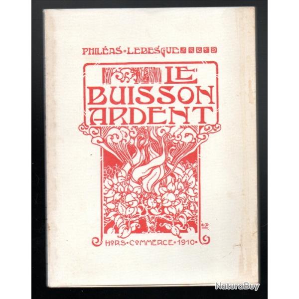 le buisson ardent de philas lebesgue rdition de 1988