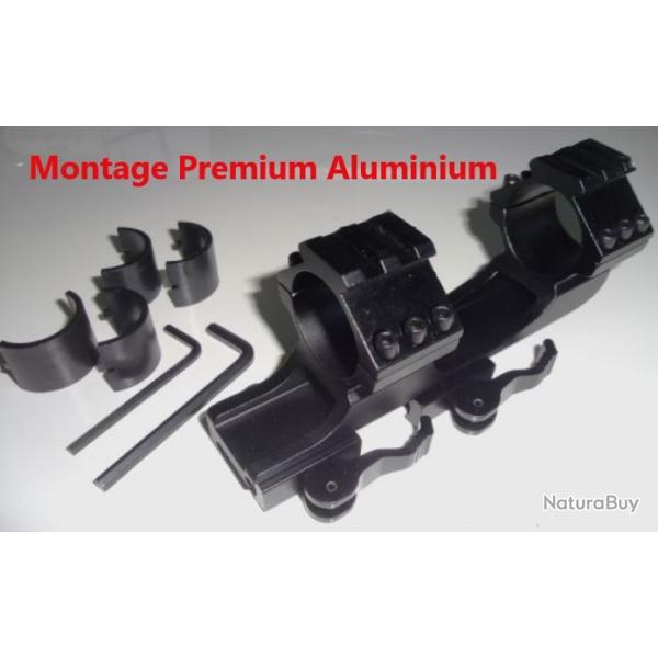 Montage rapide TIROPTIC colliers 30mm et 25,4mm