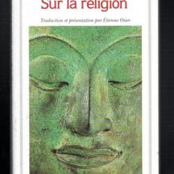 schopenhauer sur la religion gf flammarion  format poche