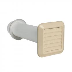 Traversée de mur Nicoll TMTX D100/125 couleur sable pvc anti-UV