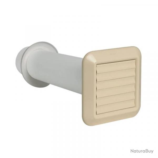 Traverse de mur Nicoll TMTX D100/125 couleur sable pvc anti-UV