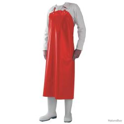 Tablier de boucher rouge
