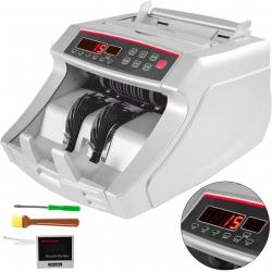 MACHINE COMPTEUSE DE BILLETS ET DETECTION DE FAUX BILLETS AVEC ECRAN LED VEVOR NEUF