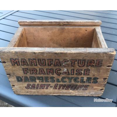 Ancienne Boîte Manufrance Pour Arme à Feu – Vide – Pour Pièces Ou Déco