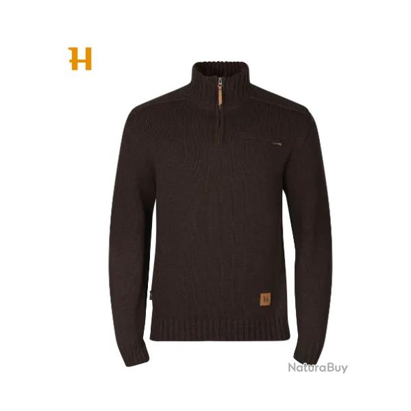 Vente Flash !  Pull Harkila  Annaboda Basic 2.0 HSP coloris : Demitasse brown