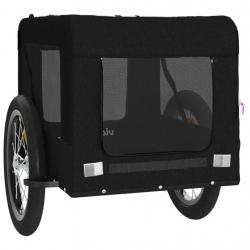Remorque chariot transport de vélo pour animaux de compagnie noir 02_0044221