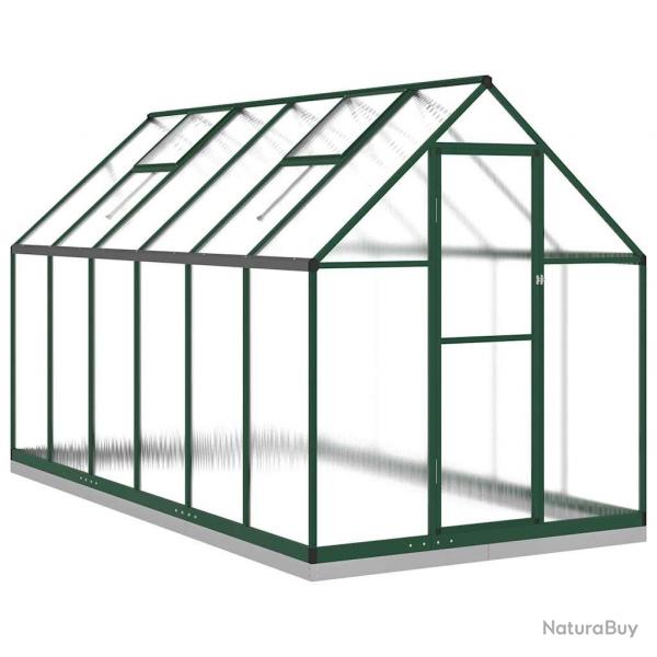 Serre tente abri plante fleur lgumes avec cadre de base 334 x 169 x 202 cm aluminium vert 02_00445
