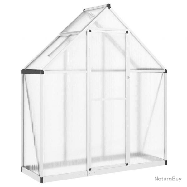 Serre tente abri plante fleur lgumes avec cadre de base argent 169 x 58 x 195 cm aluminium Argent