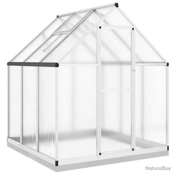 Serre tente abri plante fleur lgumes avec cadre de base argent 169 x 169 x 202 cm aluminium Argen