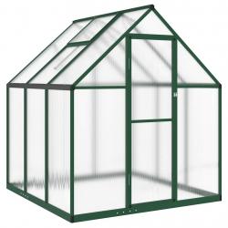 Serre tente abri plante fleur légumes avec cadre de base 169 x 169 x 195 cm aluminium vert 02_00444