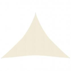 Voile d'ombrage 160 g/m² crème 6 x 6 x 6 m pehd 02_0009108