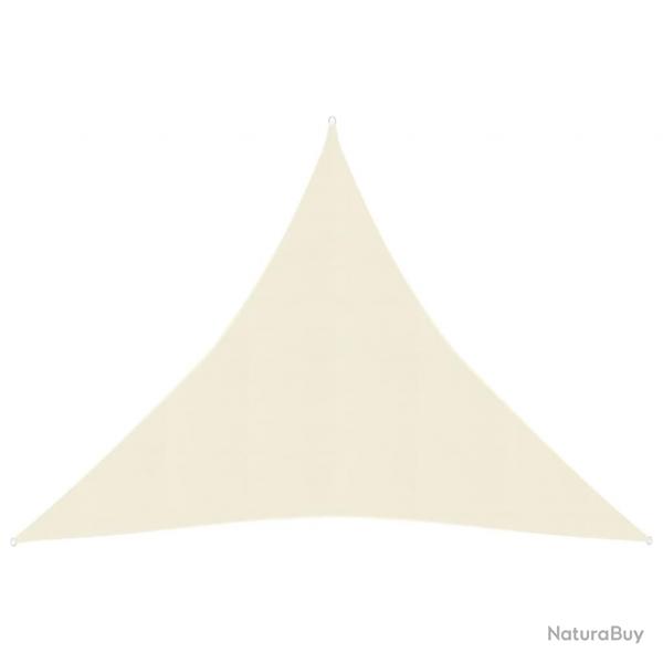 Voile d'ombrage 160 g/m crme 6 x 6 x 6 m pehd 02_0009108