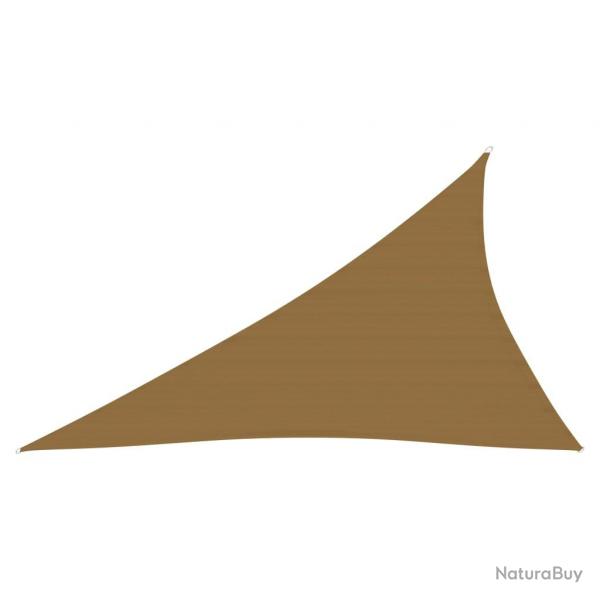 Voile d'ombrage 160 g/m taupe 4 x 5 x 6,8 m PEHD 02_0009327