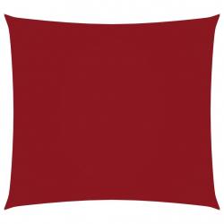 Voile toile d'ombrage parasol tissu oxford carré 2 x 2 m rouge 02_0009472