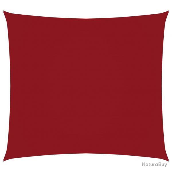Voile toile d'ombrage parasol tissu oxford carr 2 x 2 m rouge 02_0009472