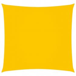 Voile toile d'ombrage parasol tissu oxford carré 4 x 4 m jaune 02_0009507