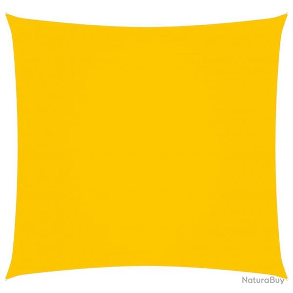 Voile toile d'ombrage parasol tissu oxford carr 4 x 4 m jaune 02_0009507