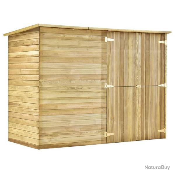 Abri de jardin cabane cabanon maison de stockage remise extrieur hangar outils robuste 232 x 110 x
