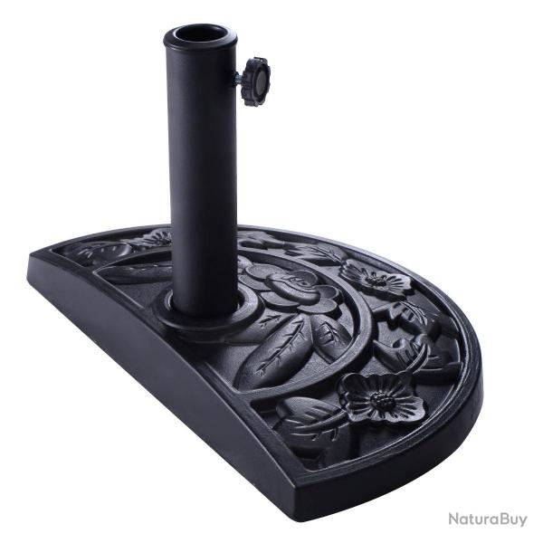 Base/pied de parasol support pour parasol de diamtre de 3 8mm ou 48mm base de parasol en rsine no