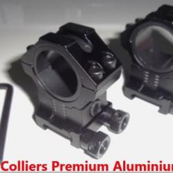 Colliers TIROPTIC 30mm et 25,4mm hauteur réglable
