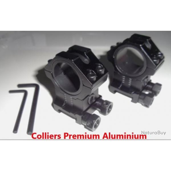 Colliers TIROPTIC 30mm et 25,4mm hauteur rglable