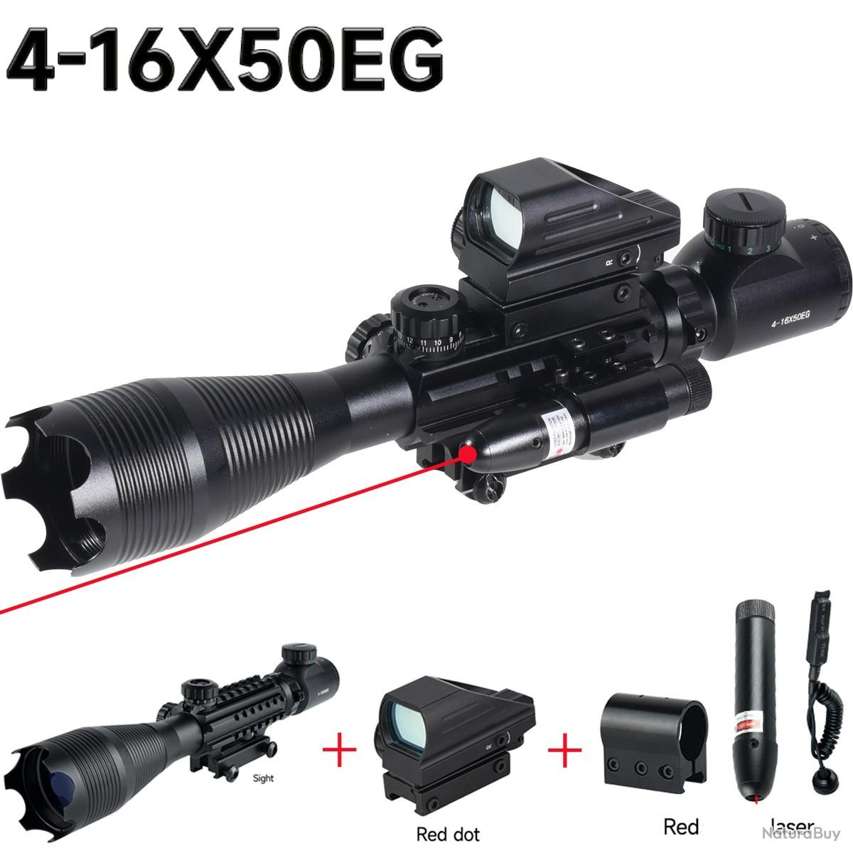 Viseur Red Dot JS-TACTICAL Holographique Point Rouge 2 Couleurs Vert Rouge Livraison Gratuite