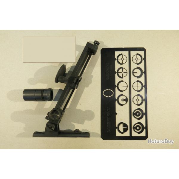 Ensemble complet vise Pedersoli dioptre+guidon tunnel