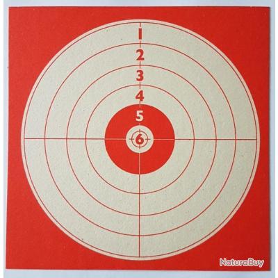Lot de 100 cibles pour le tir à l'arme a plombs | JPF