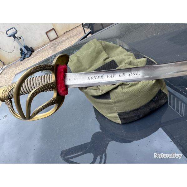 Sabre de rcompense grandes coles Donne par le roi