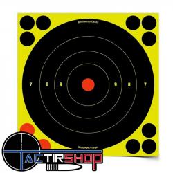 Cible Réactive BIRCHWOOD CASEY SHOOToNoC BULL'S-EYE TARGET Diamètre 20cm par 6