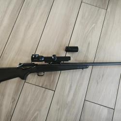 Blaser r93 christensen gaucher 270wsm  + swarovski z6 1-6x24 + silencieux et frien de bouche