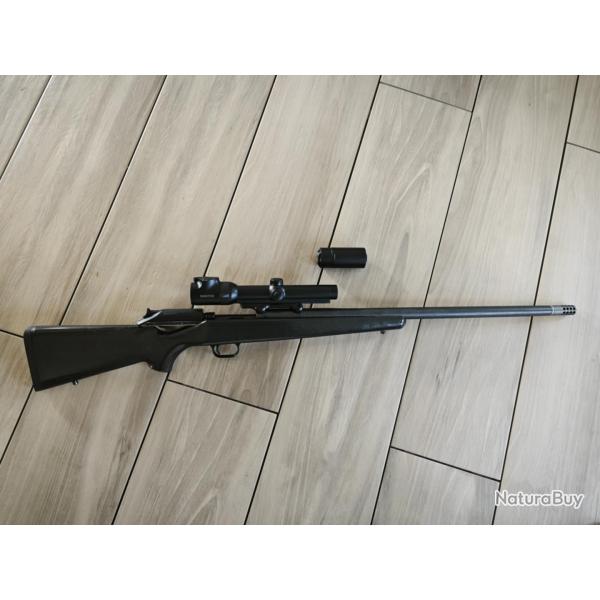 Blaser r93 christensen gaucher 270wsm  + swarovski z6 1-6x24 + silencieux et frien de bouche