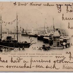 CPA -Marine Militaire- "L ÉLAN"ALLANT CONDUIRE Mr LOUBET PRÉSIDENT DE LA RÉPUBLIQUE N°1267