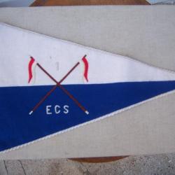 fanion  1e Régiment de Dragons : Escadron Commandement Services